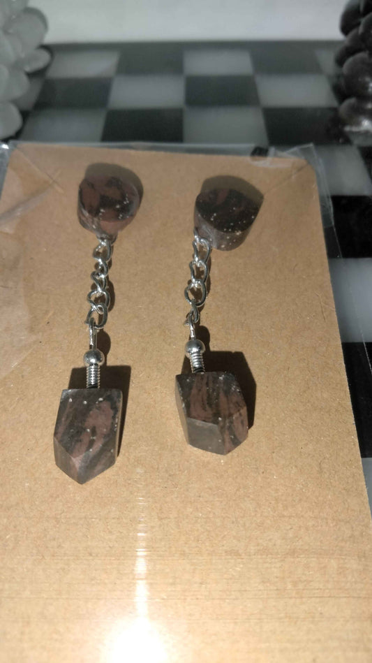 Banded Jasper Earrings