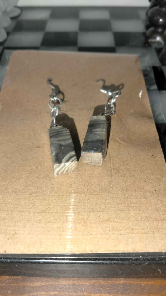 Banded Agate Earrings