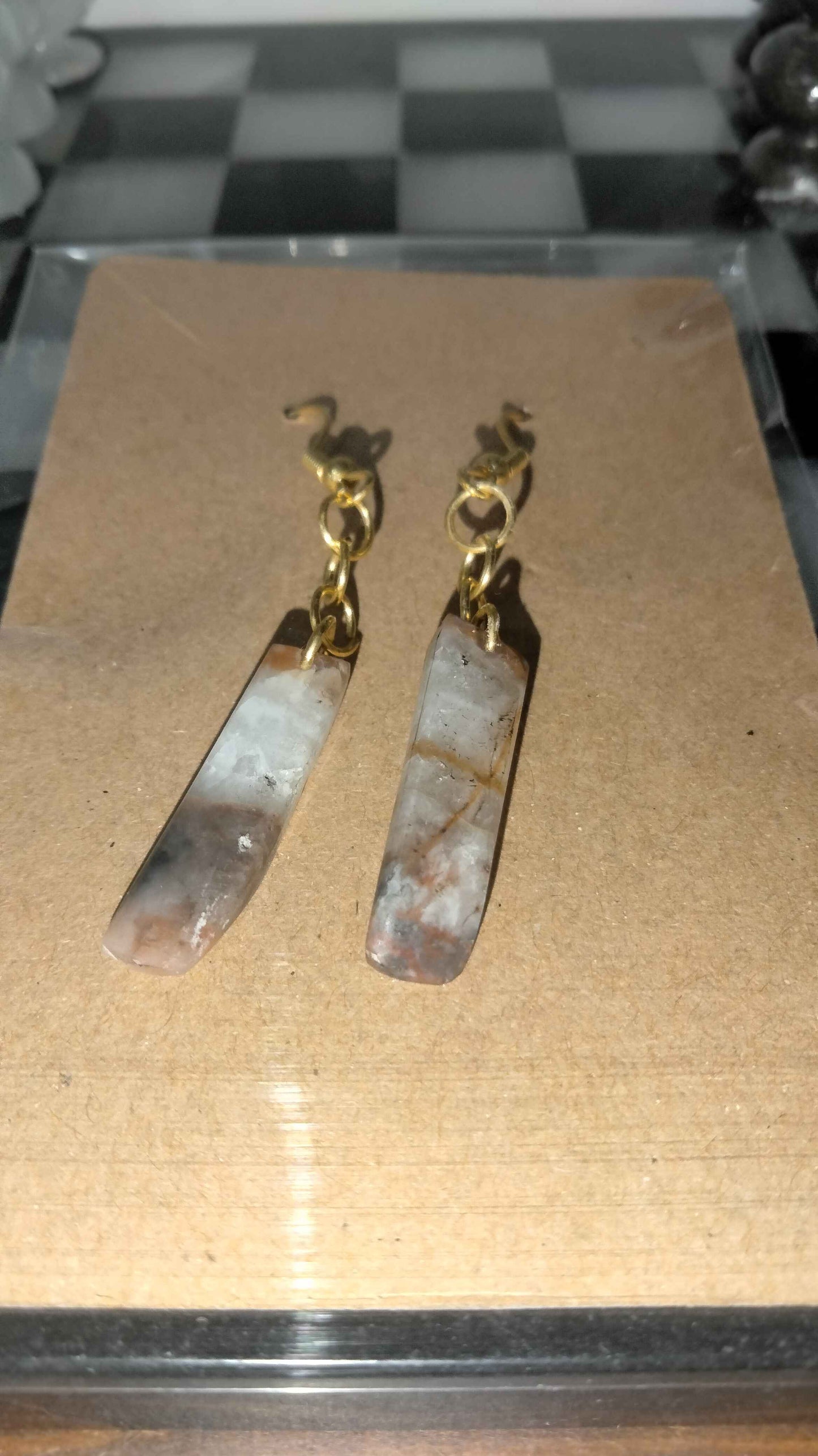 Mixed Quartz Earrings