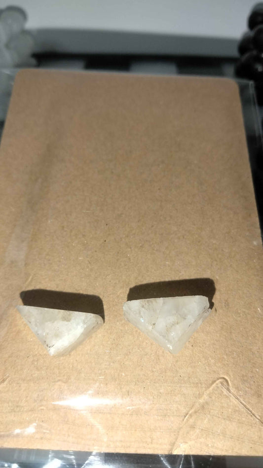 Quartz Stud Earrings