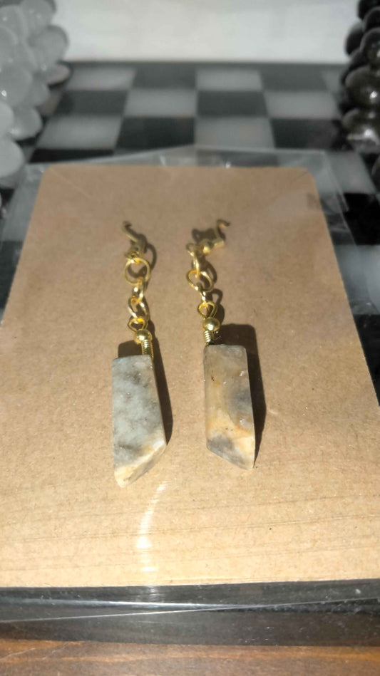 Spotted Jasper Earrings