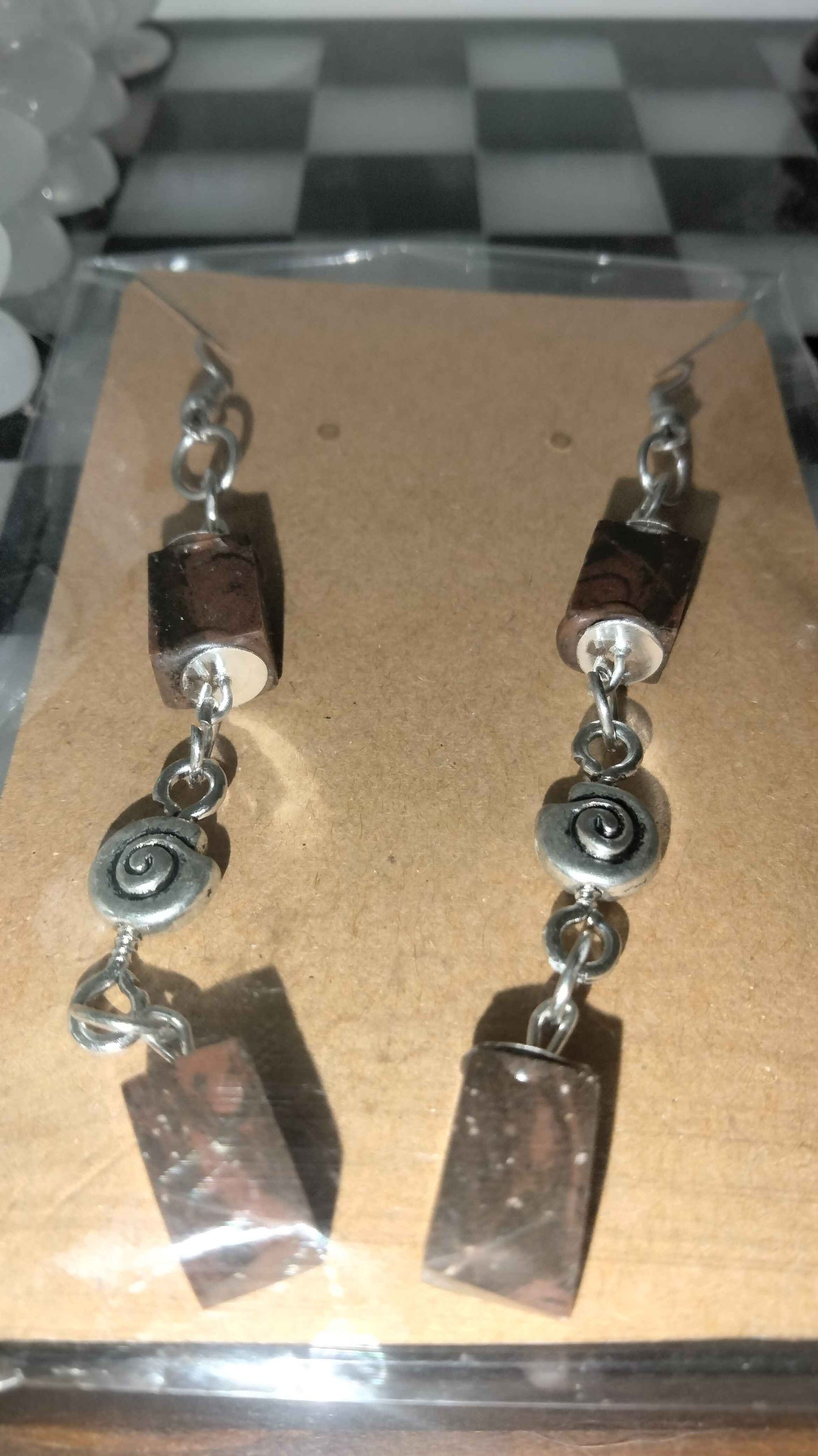 Banded Jasper Earrings