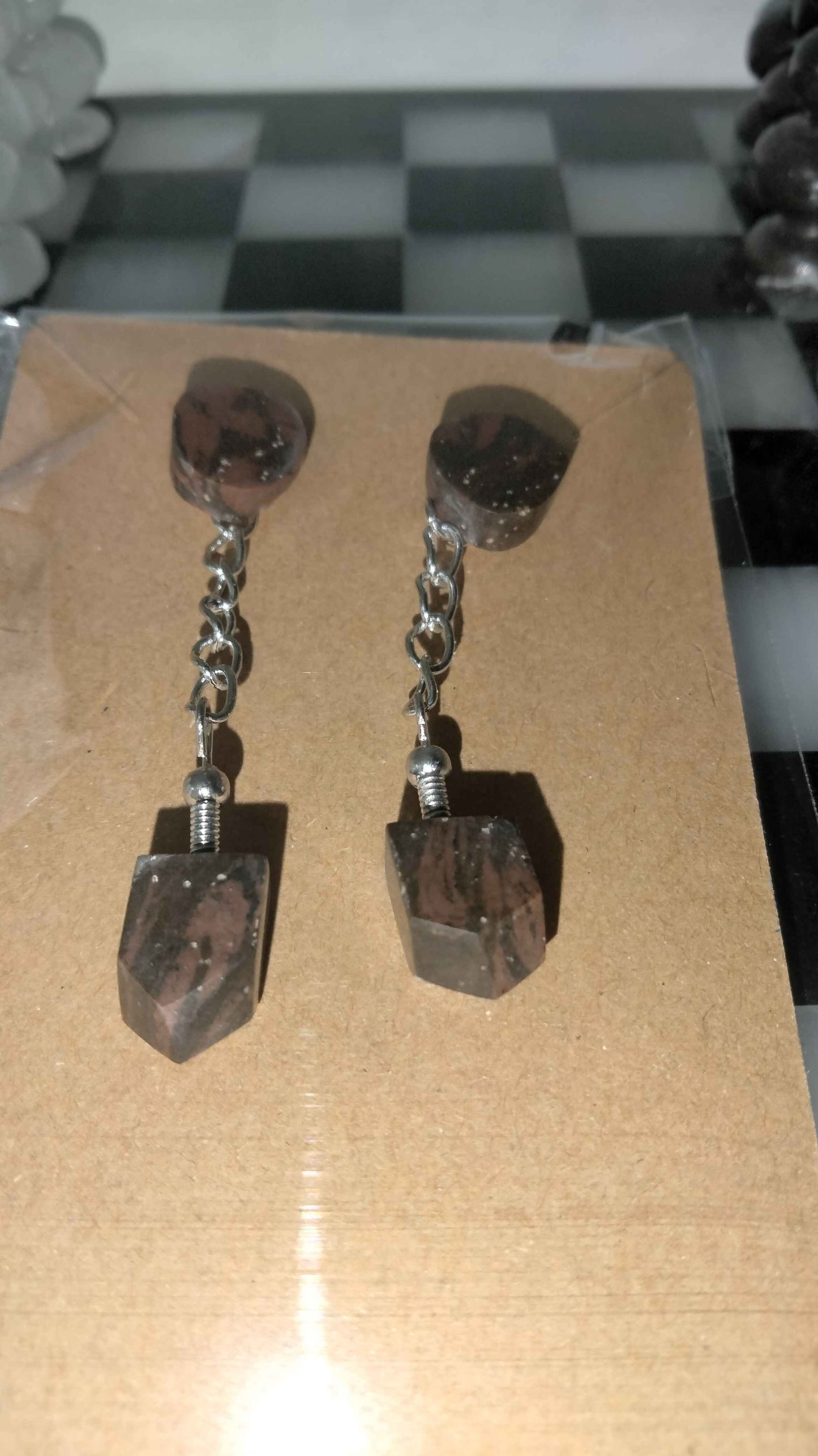 Banded Jasper Earrings