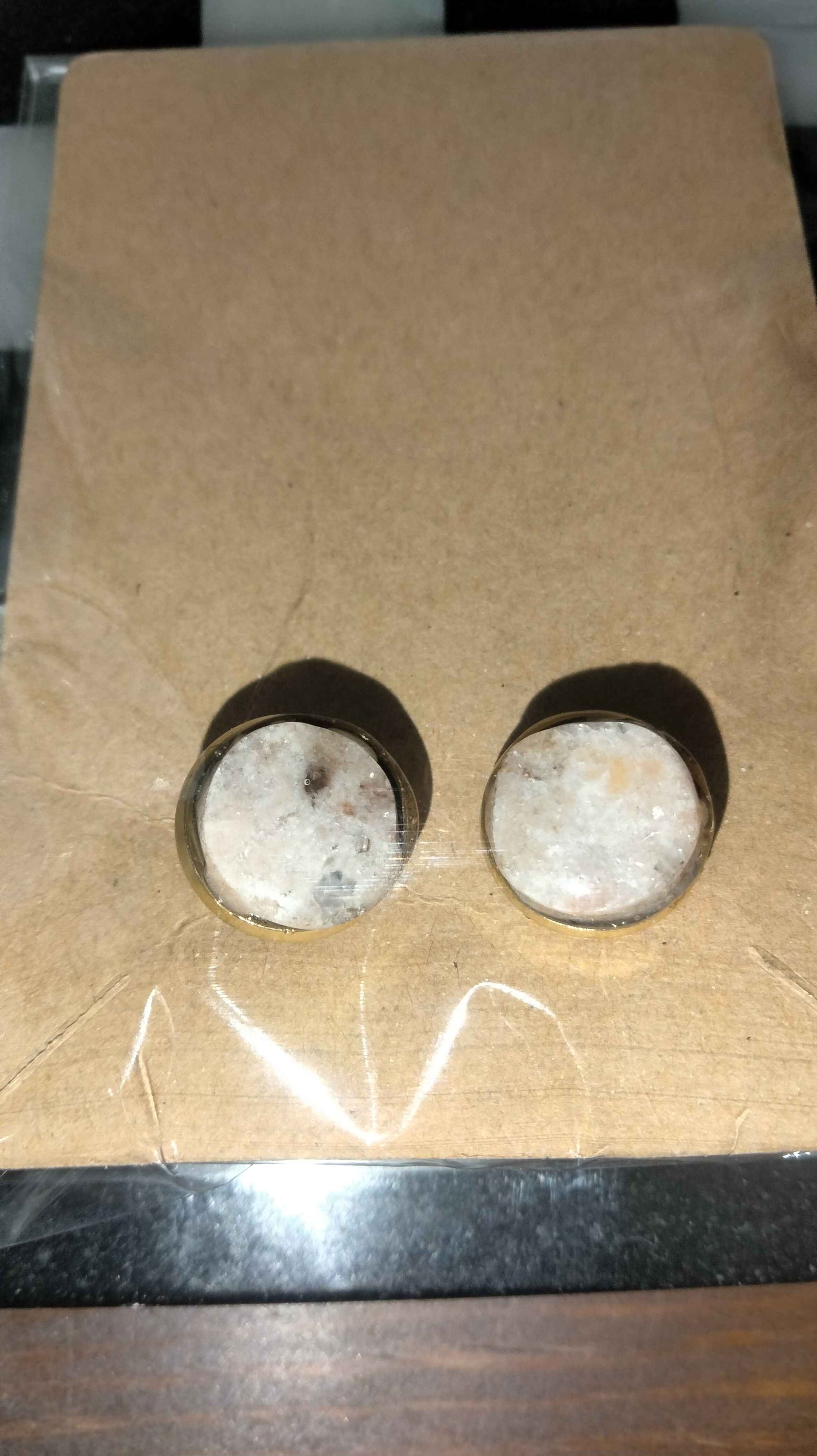 Mixed quartz Cufflinks