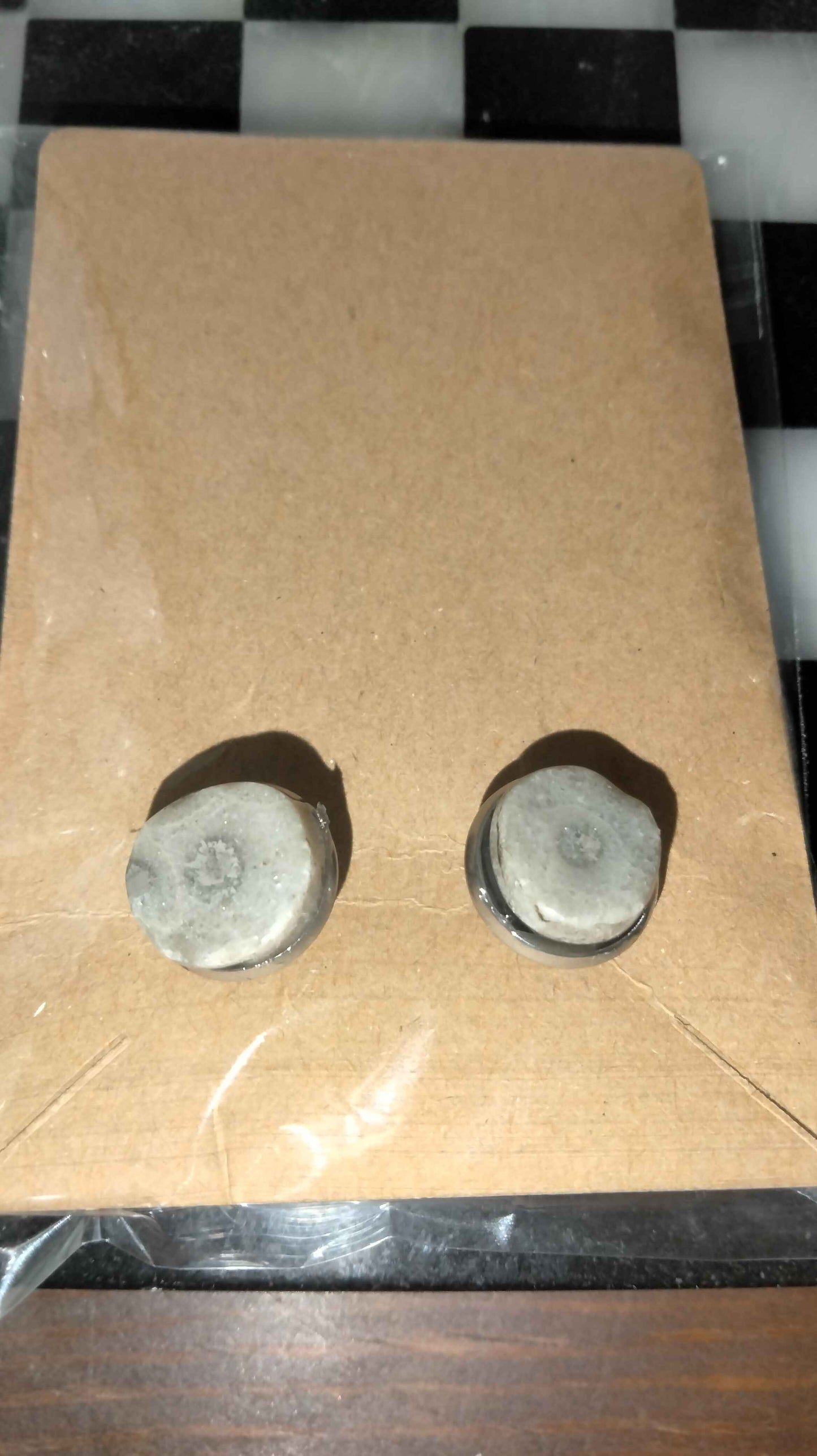 White Petoskey stone Cufflinks