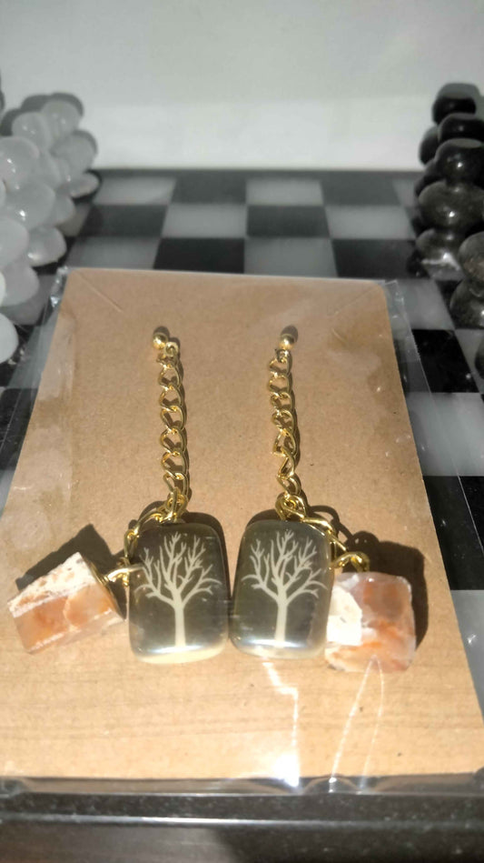 Spotted Jasper Dangles